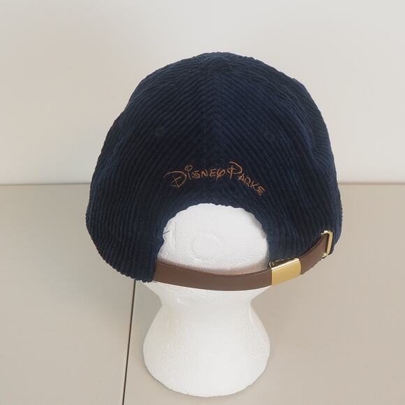 Disney Mickey Mouse Blue Corduroy Disney Parks Baseball Hat Adjustable Snap Back - Picture 4 of 10
